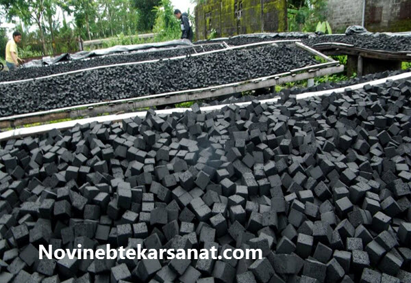 طرز تهیه زغال فشرده - نوین ابتکار