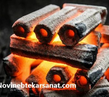 طرز تهیه زغال فشرده - نوین ابتکار